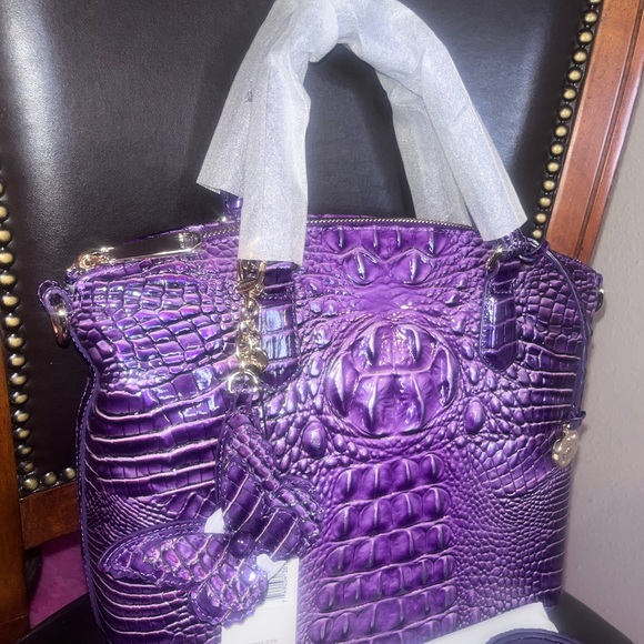 Brahmin Duxbury Ultraviolet Set & Butterfly Tassel - Picture 14 of 16